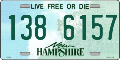 NH license plate 1386157