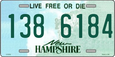 NH license plate 1386184