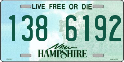 NH license plate 1386192