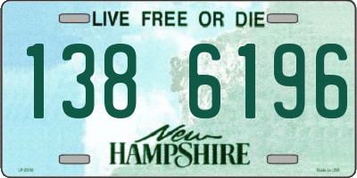 NH license plate 1386196