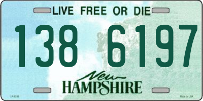 NH license plate 1386197
