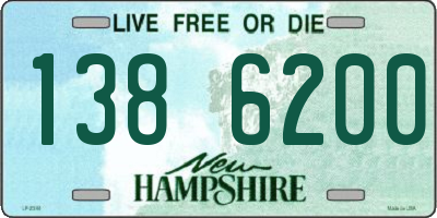 NH license plate 1386200