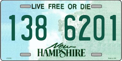 NH license plate 1386201