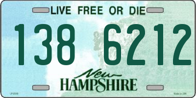 NH license plate 1386212