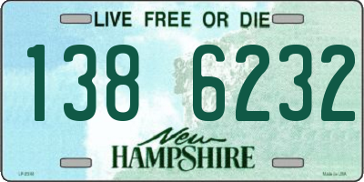 NH license plate 1386232