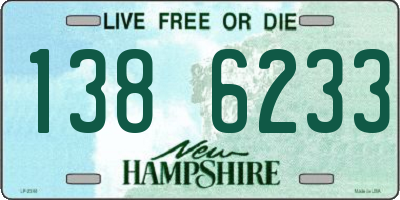 NH license plate 1386233