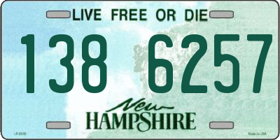 NH license plate 1386257
