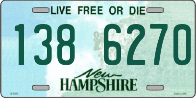 NH license plate 1386270