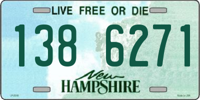NH license plate 1386271