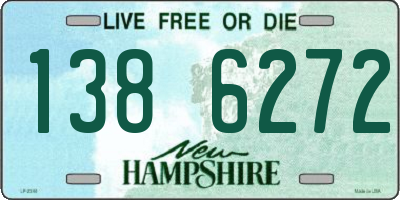 NH license plate 1386272