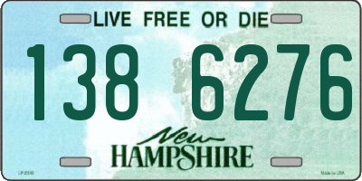NH license plate 1386276