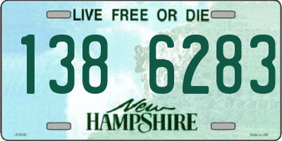 NH license plate 1386283