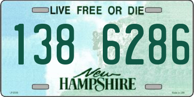 NH license plate 1386286