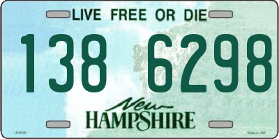 NH license plate 1386298