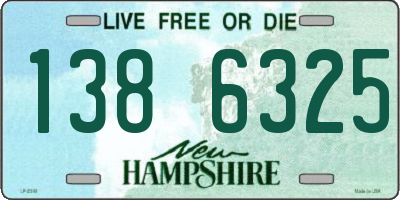 NH license plate 1386325