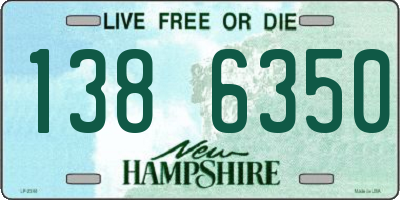 NH license plate 1386350