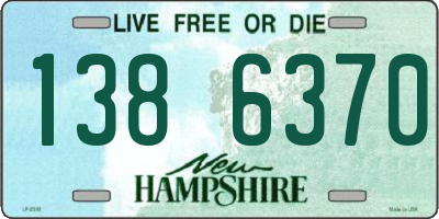 NH license plate 1386370