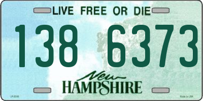 NH license plate 1386373