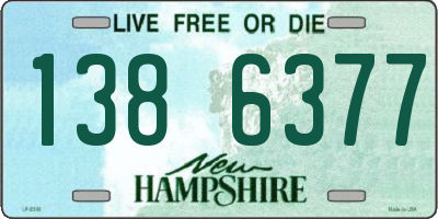 NH license plate 1386377