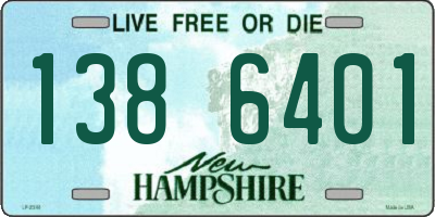 NH license plate 1386401
