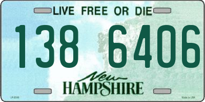 NH license plate 1386406