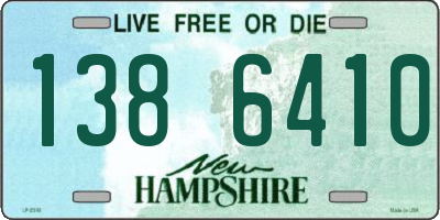 NH license plate 1386410