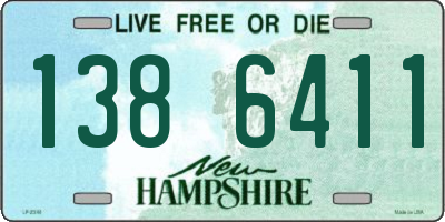 NH license plate 1386411