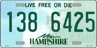 NH license plate 1386425