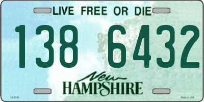 NH license plate 1386432