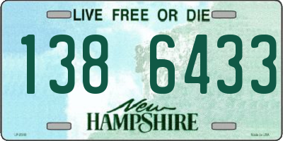 NH license plate 1386433