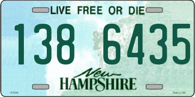 NH license plate 1386435