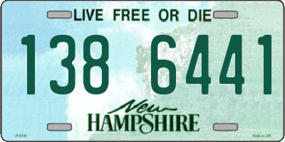 NH license plate 1386441
