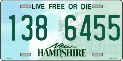 NH license plate 1386455