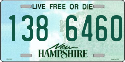 NH license plate 1386460