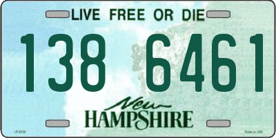 NH license plate 1386461