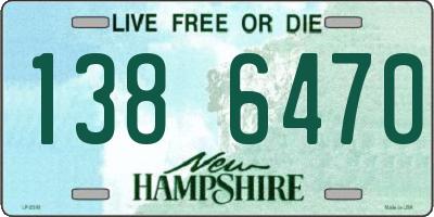 NH license plate 1386470