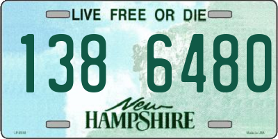 NH license plate 1386480