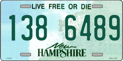 NH license plate 1386489