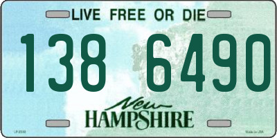 NH license plate 1386490