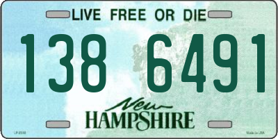 NH license plate 1386491