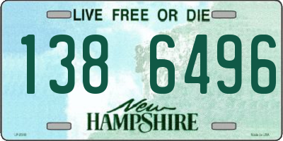NH license plate 1386496
