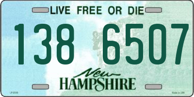 NH license plate 1386507