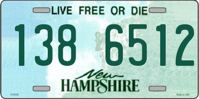 NH license plate 1386512