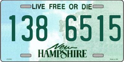 NH license plate 1386515