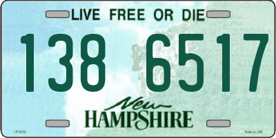NH license plate 1386517