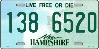 NH license plate 1386520
