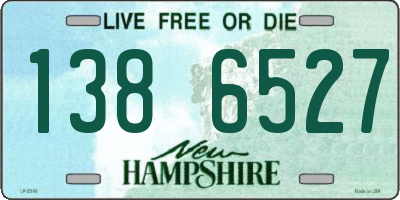NH license plate 1386527