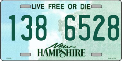 NH license plate 1386528