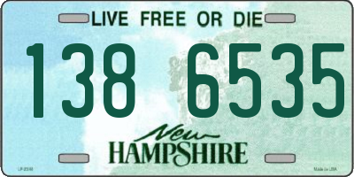 NH license plate 1386535