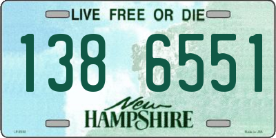 NH license plate 1386551